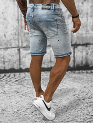 Pánské Džínové Kraťasy Světle-Modré OZONEE NB/MP0262BC