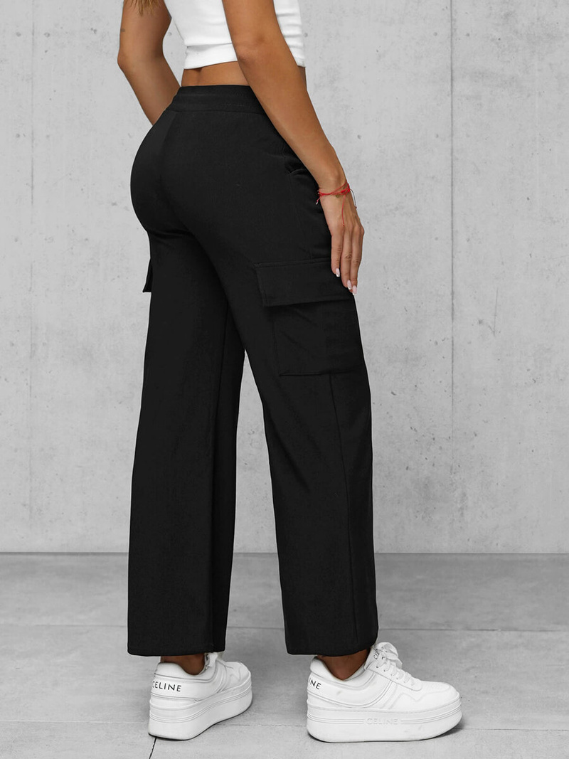 Dámské Kalhoty Černé OZONEE JS/92K515/3