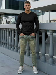 Pánské Džíny Modré OZONEE O/EM8951Z