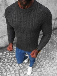 Pánský Svetr Grafitový OZONEE NB/MM6010/3