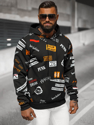 Pánská Mikina Černá OZONEE JS/8B1250/3