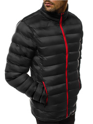 Pánská Bunda Černá/2 OZONEE JB/JP1111