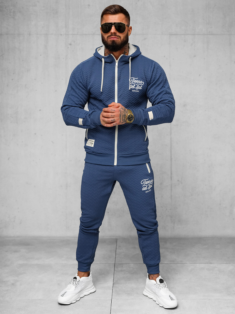 Pánská Tepláková Souprava Indigo OZONEE O/FF5032AB