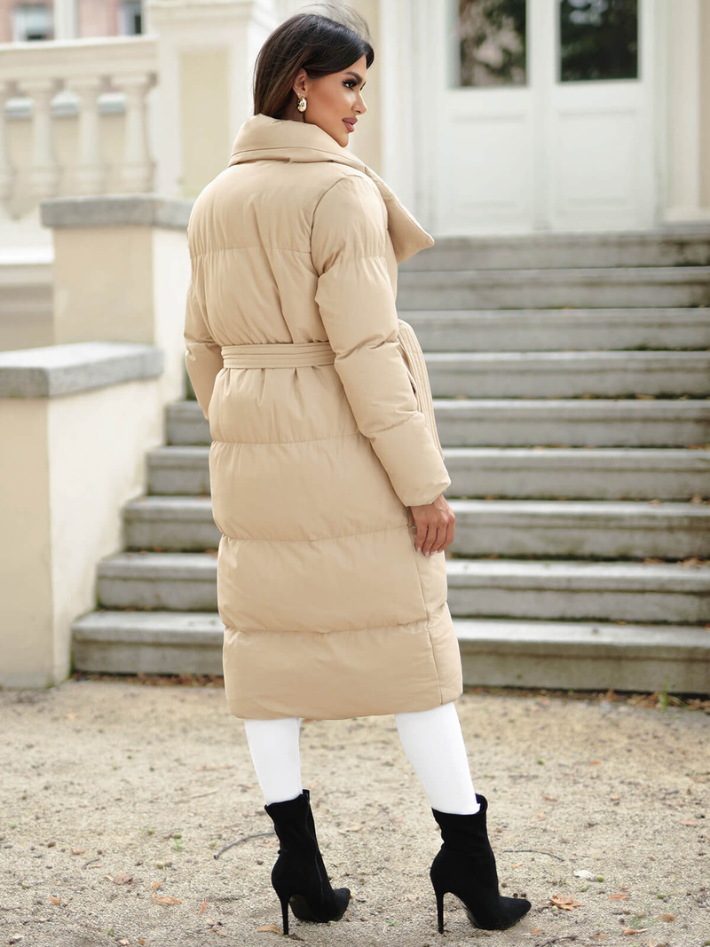 Dámská Bunda Béžová OZONEE JS/M737/62Z