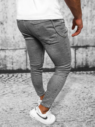 Pánské Džíny Grafitové OZONEE O/MB459