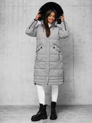 Dámská Bunda Šedé OZONEE O/W377