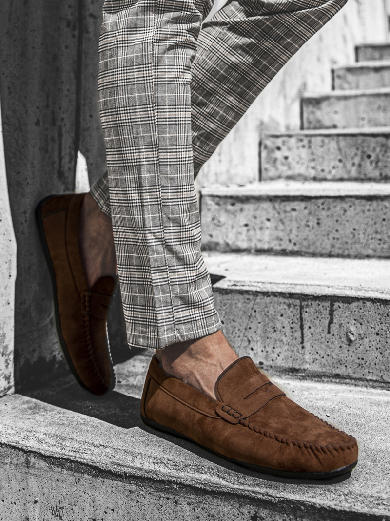 Pánské Boty Slip-On Hnědé T/125