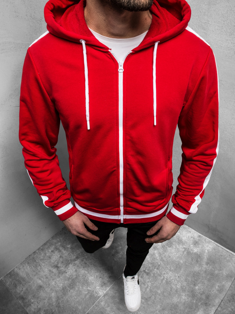 Pánská Mikina Červené OZONEE A/1009Z