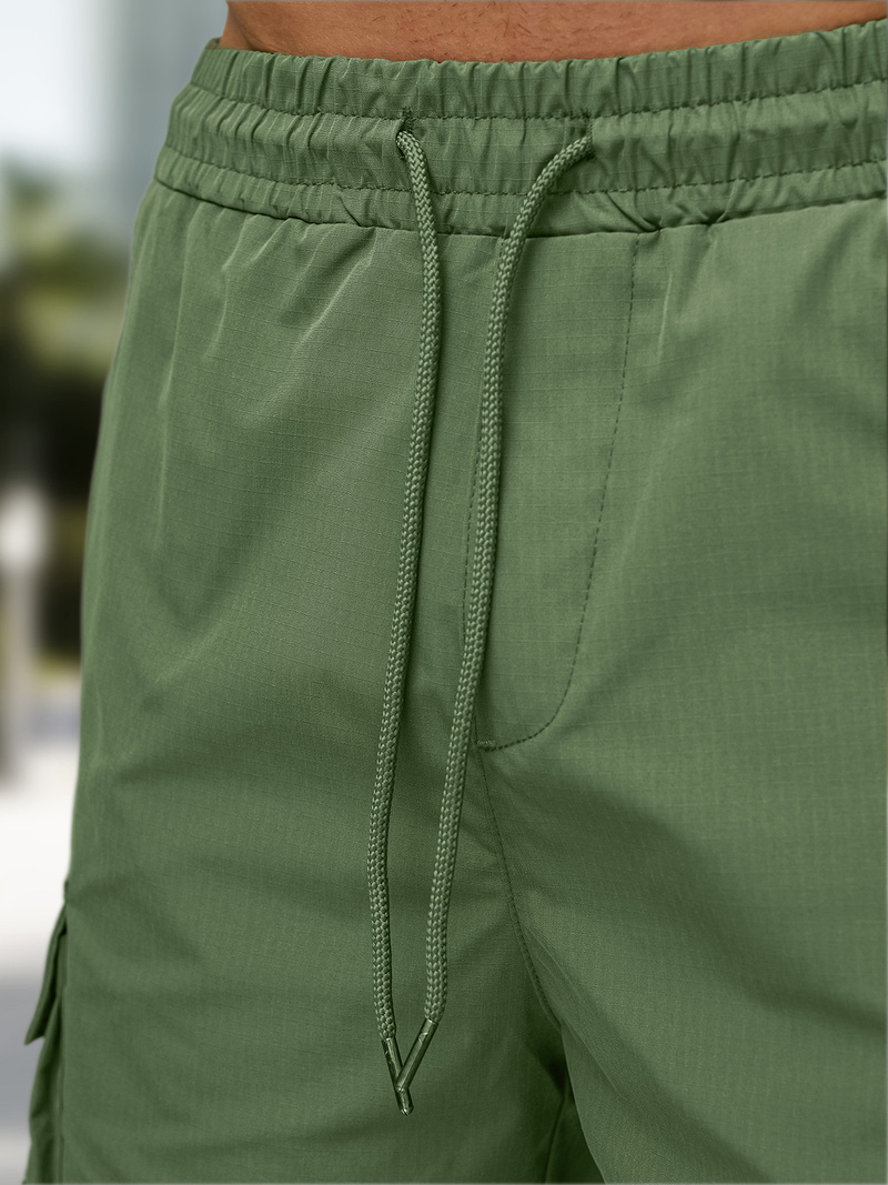 Pánské kraťasy khaki OZONEE JS/27K6538/60