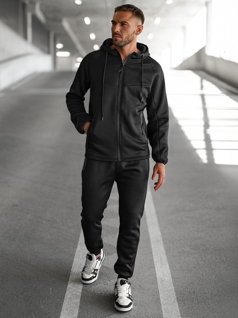 Pánská Tepláková Souprava Černá OZONEE JS/8C1967/3