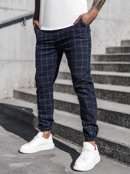 Pánské Chino Kalhoty Námořnické Modré OZONEE DJ/2275/22Z