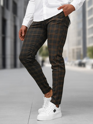 Pánské Chino Kalhoty Grafitové OZONEE DJ/5632Z