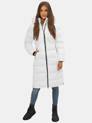 Dámská Bunda Bílá OZONEE JS/M736/281Z