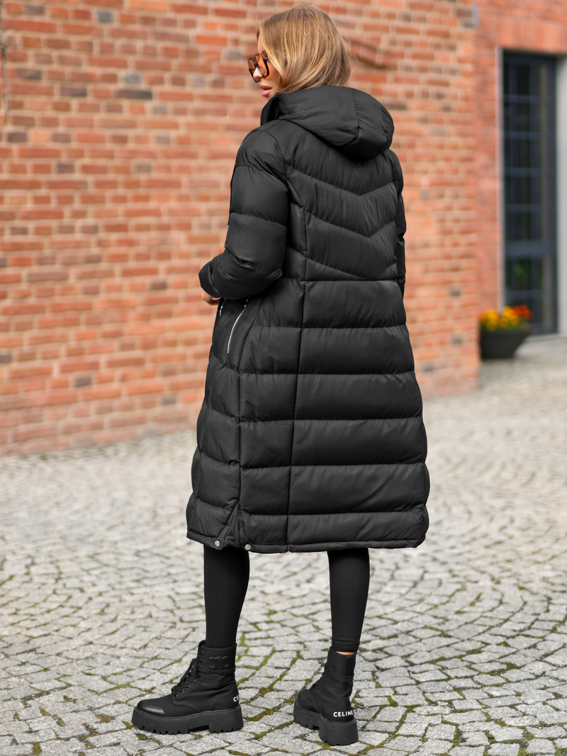 Dámská Bunda Černá OZONEE JS/M736/392Z