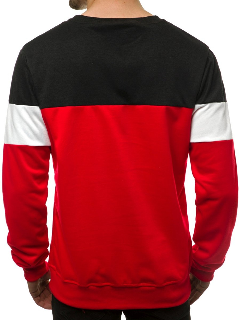 Pánská Mikina Červená OZONEE JS/JZ11053