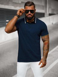 Pánské Polo Tričko Námořnická Modřá OZONEE O/DA729