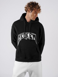 Mikina Černá OZONEE O/SWE23019Z