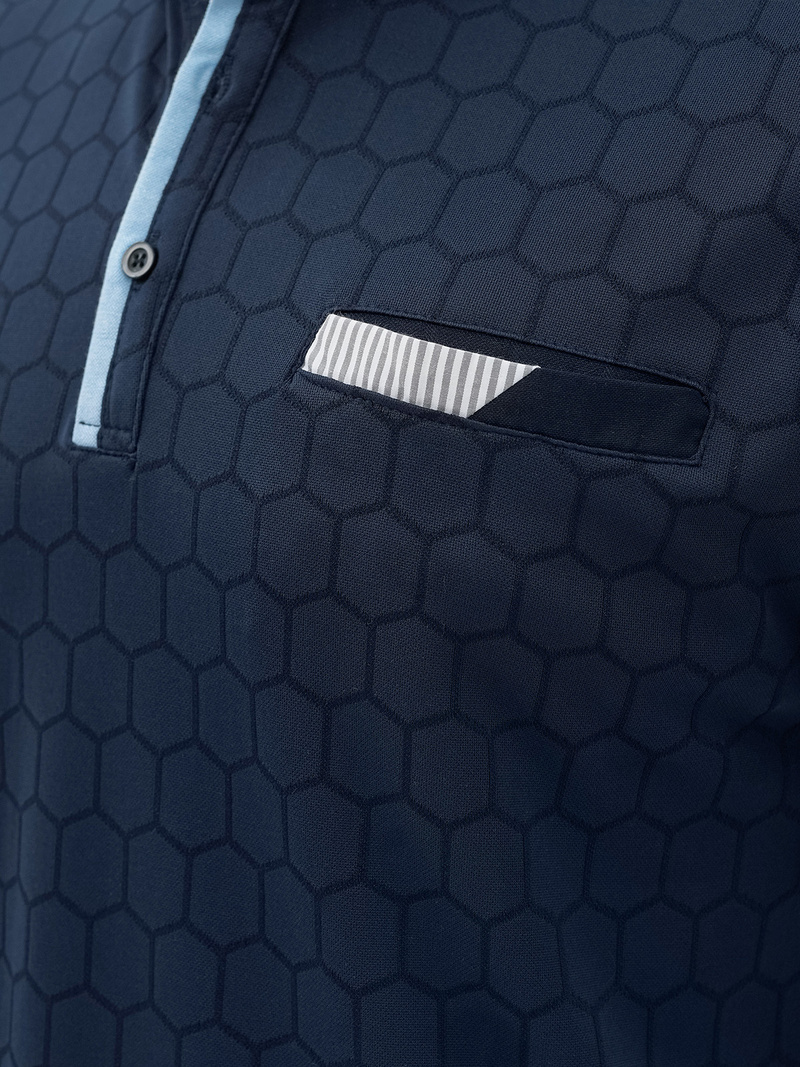 Pánské Polo Tričko Námořnická Modřá OZONEE O/QQ923