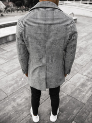 Pánský Kabát Černobílý OZONEE JS/JP1192