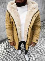 Pánská Zimní Bunda Béžová OZONEE JS/22M51/62