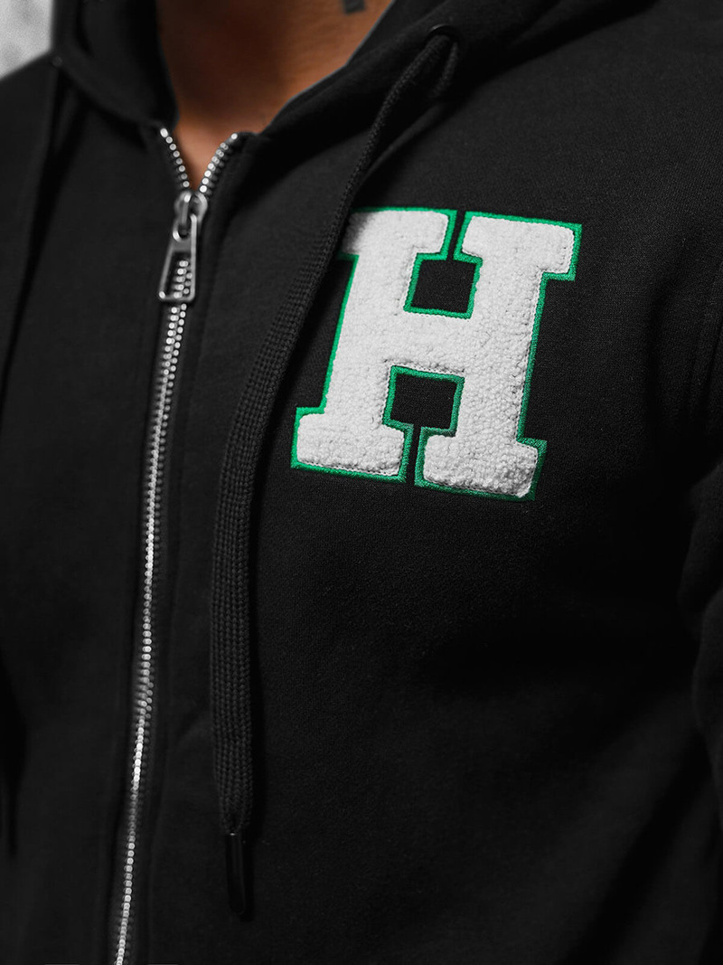 Pánská Mikina Černá OZONEE NB/MF2006