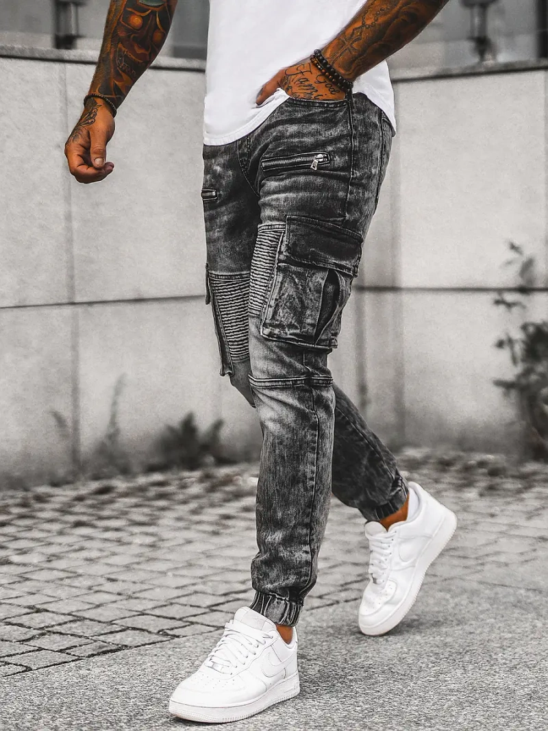 Pánské Džíny Jogger Černé OZONEE NB/MP0112N