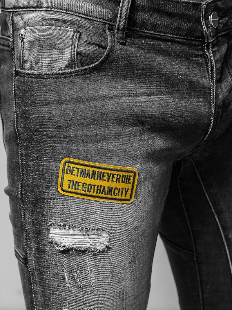 Pánské Džíny Černé OZONEE NB/MP0047NZ