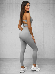 Dámská Dvoudílná Tepláková Souprava Šedý OZONEE O/YJS7714