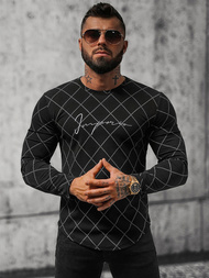 Pánská Mikina Černá OZONEE O/5919BZ