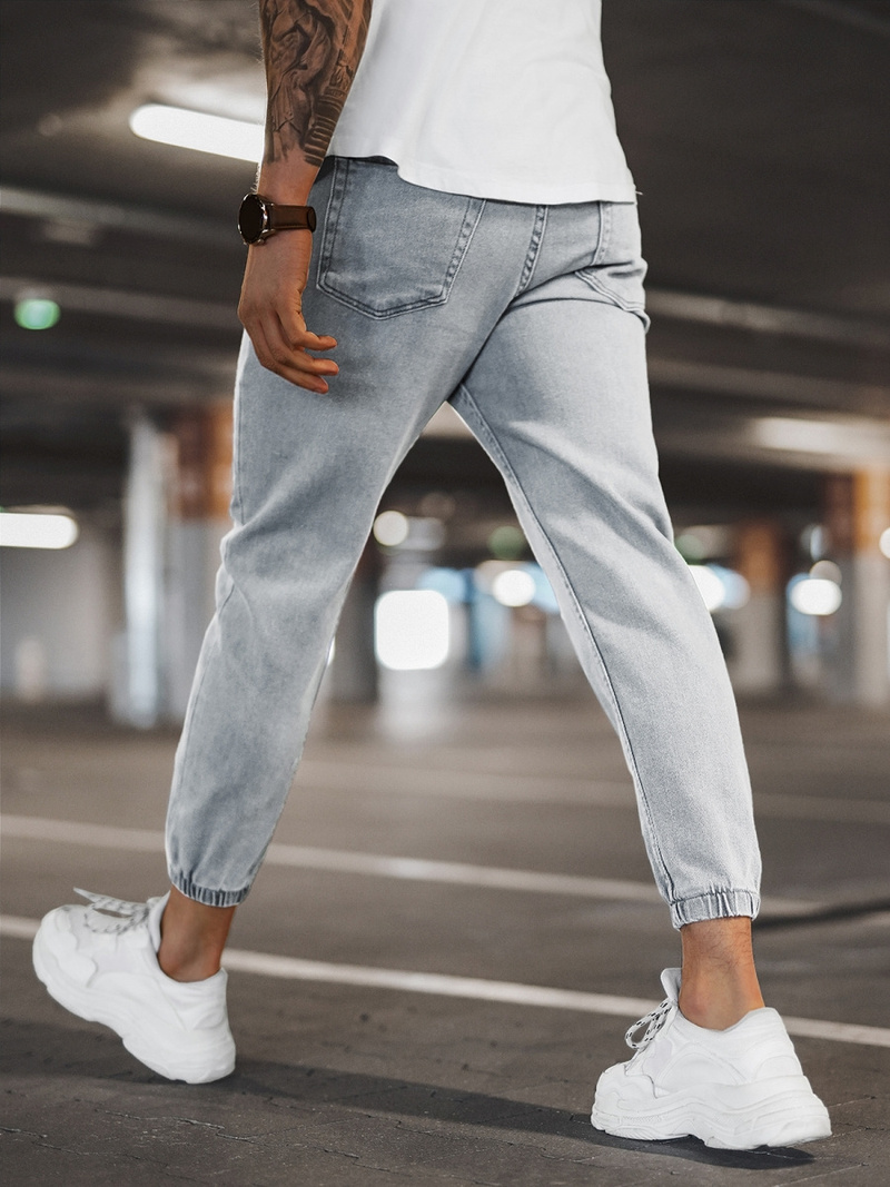 Pánské Kalhoty Jogger Šedé OZONEE DO/6108/3