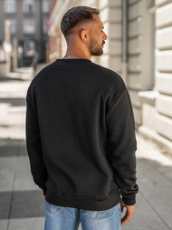 Pánská Mikina Černá OZONEE JS/8B1763/3