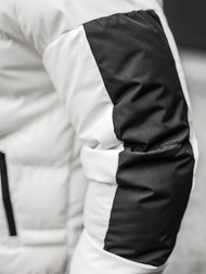 Pánská Zimní Bunda Bílá OZONEE O/M798