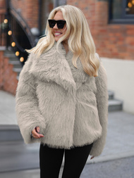 Dámská Bunda Šedo-Béžová OZONEE JS/61M8515/92