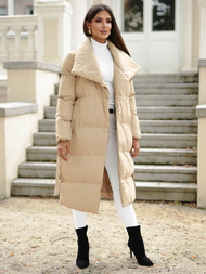 Dámská Bunda Béžová OZONEE JS/M737/62Z