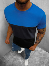 Pánské Tričko Modré OZONEE JS/8T87/5