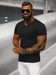 Pánské Tričko Černé OZONEE JS/712007Z 