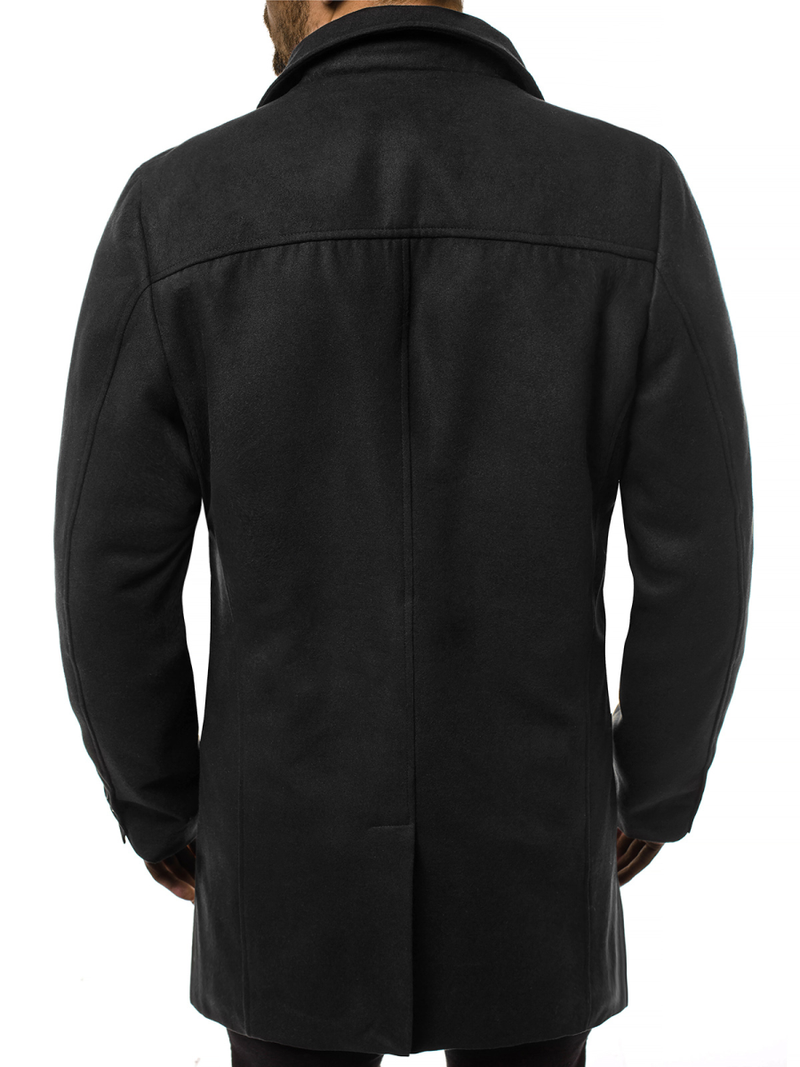 Pánský Kabát Černý OZONEE N/5922Z