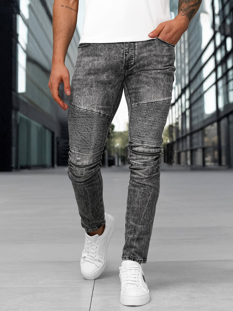 Pánské Džíny Černé OZONEE NB/MP0069NZ