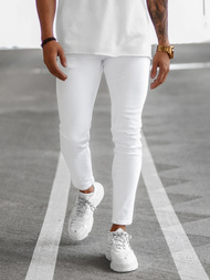 Pánské Džíny Bílé OZONEE E/5348/01Z