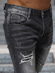 Pánské Džíny Černé OZONEE NB/MP0075N