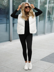 Dámská Vesta Bílá OZONEE JS/16M9291/281