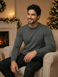 Pánský Svetr Grafitový OZONEE NB/MMB602/3Z