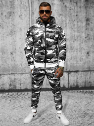 Pánská Tepláková Souprava Šedý OZONEE O/8B159/2