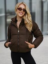 Dámská Bunda Čokoláda OZONEE JS/16M9187/158