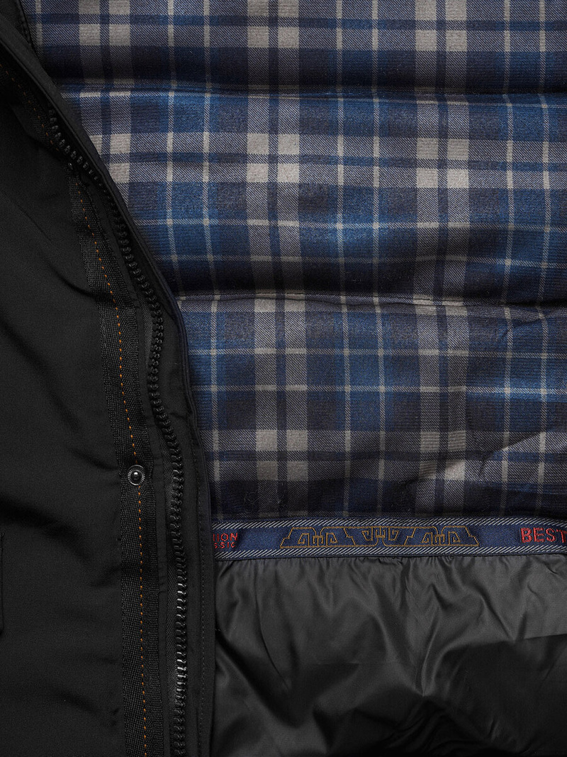 Pánská Zimní Bunda Černá OZONEE JS/5M718/392