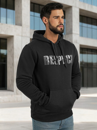 Pánská Mikina Černá OZONEE JS/8B1759/3