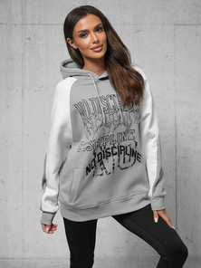 Mikina Šedé OZONEE O/SWE23037Z