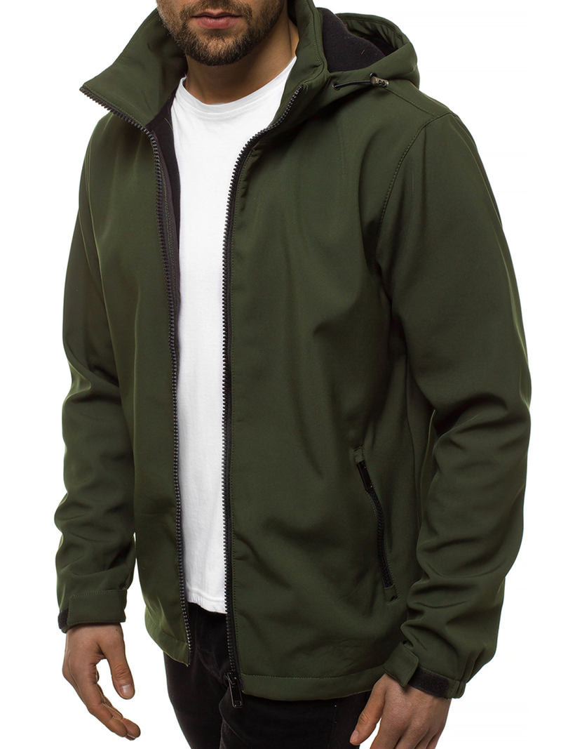 Pánská Softshell Bunda Zelená OZONEE JS/56008Z