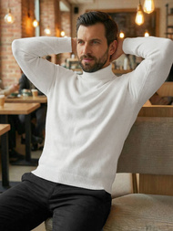 Pánský Svetr Bílé OZONEE JS/59B3603/1