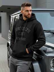 Pánská Mikina Černá OZONEE JS/8B1969/3